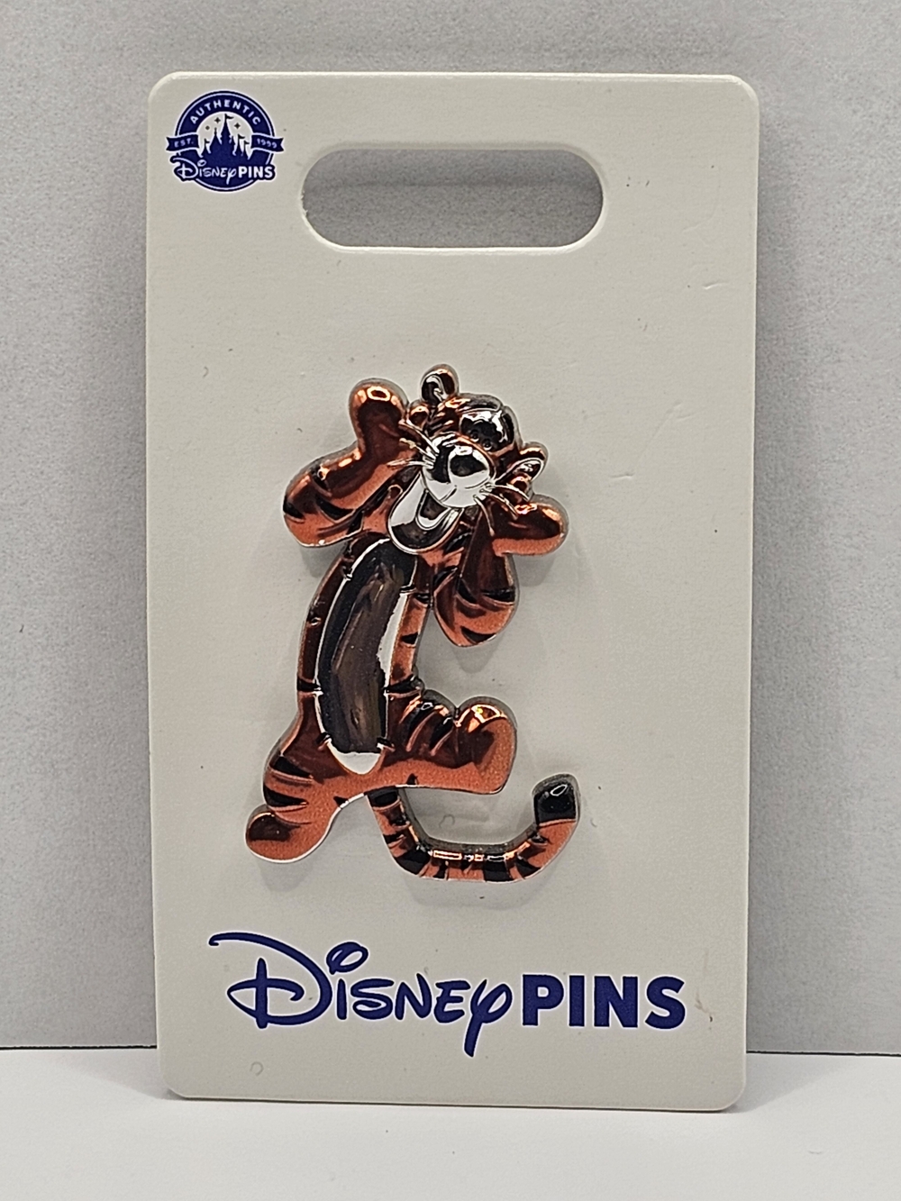 Disney Winnie The Pooh Tigger Shiny Metal Enamel Pin